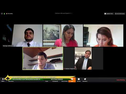 Reunião Extraordinária Remota - Comissão do Meio Ambiente e Turismo - 07/04/2020