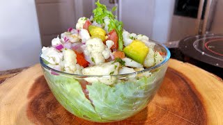 Cauliflower Ceviche Recipe - whole food plant based recipe - healthy recipe channel