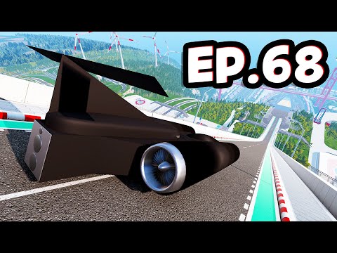 Which Automation Mod Can Fly The Furthest On The NEW Car Jump Arena? PART 68 - BeamNG Mods