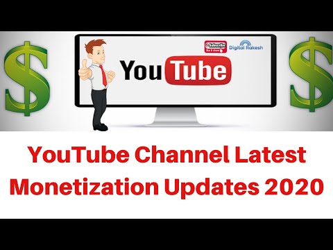 YouTube channel latest monetization updates 2020 Good News For Increasing YouTube video Earning