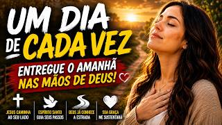 Um Dia de Cada Vez | Louvor para Confiar em Deus e Vencer a Ansiedade com Jesus [Visualizer]