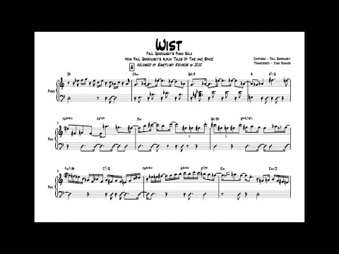 Wist - Paul Grabowsky's Piano Solo Transcription