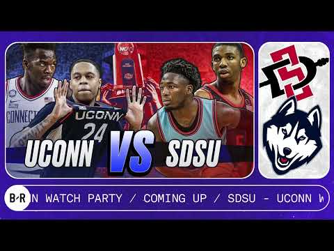 B/R Final Four Live: UConn vs. SDSU Championship Game