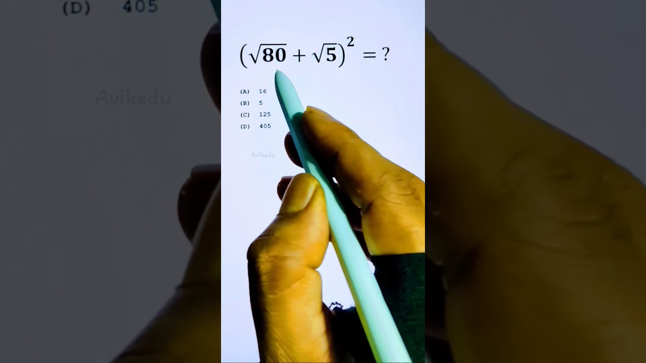 Simplifying a very nice square root math expression #shorts #maths