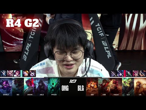 BLG vs OMG - Game 2 | Round 4 LPL Spring 2023 Playoffs | Bilibili Gaming vs Oh My God G2