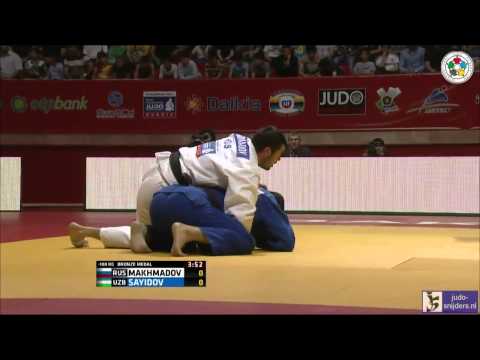 Judo 2014 Grand Slam Baku: Makhmadov (RUS) - Sayidov (UZB) [-100kg] bronze