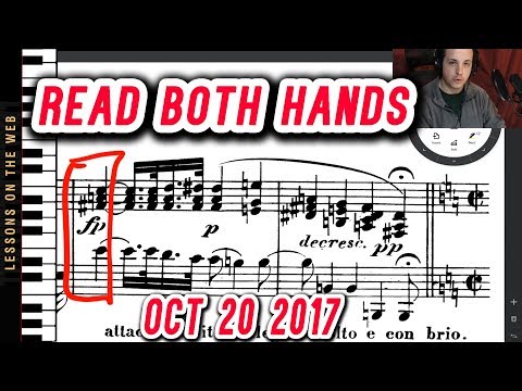 Reading Music With Both Clefs Live Stream October 20th 2017