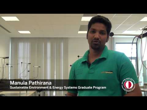 Manula Pathirana - Sustainable Environment & Energy Systems Graduate Pogram
