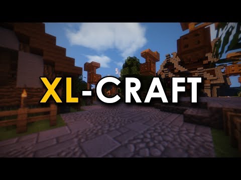 Обложка видео-обзора для сервера XL-Craft
