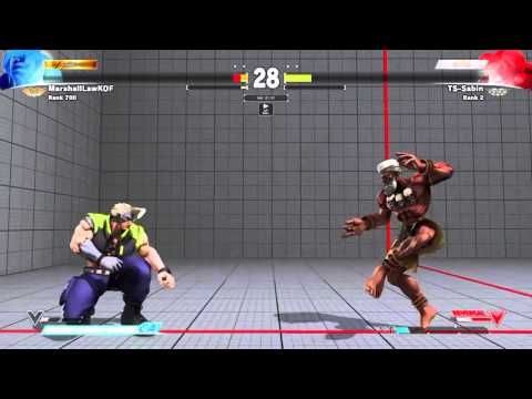 Street Fighter V MarshallLawKOF vs TS-Sabin