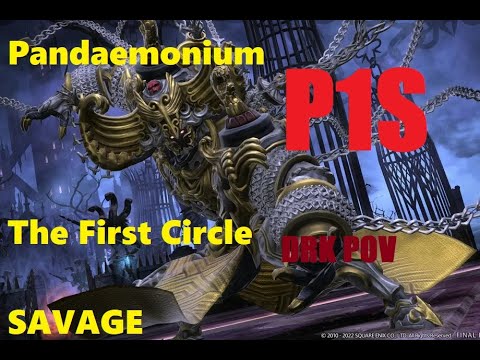 Pandaemonium SAVAGE - First Boss (P1S): Erichthonios || DRK POV First Kill