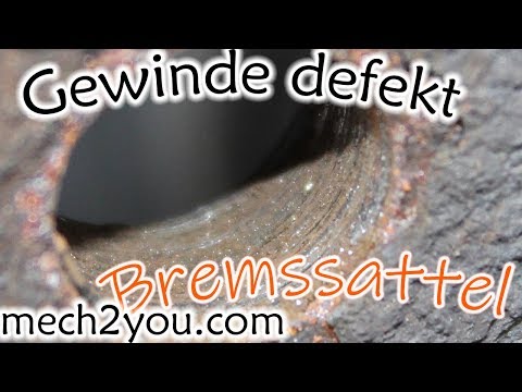 🛠️ Gewinde defekt Bremssattel mit TIME-SERT missglückte Reparatur