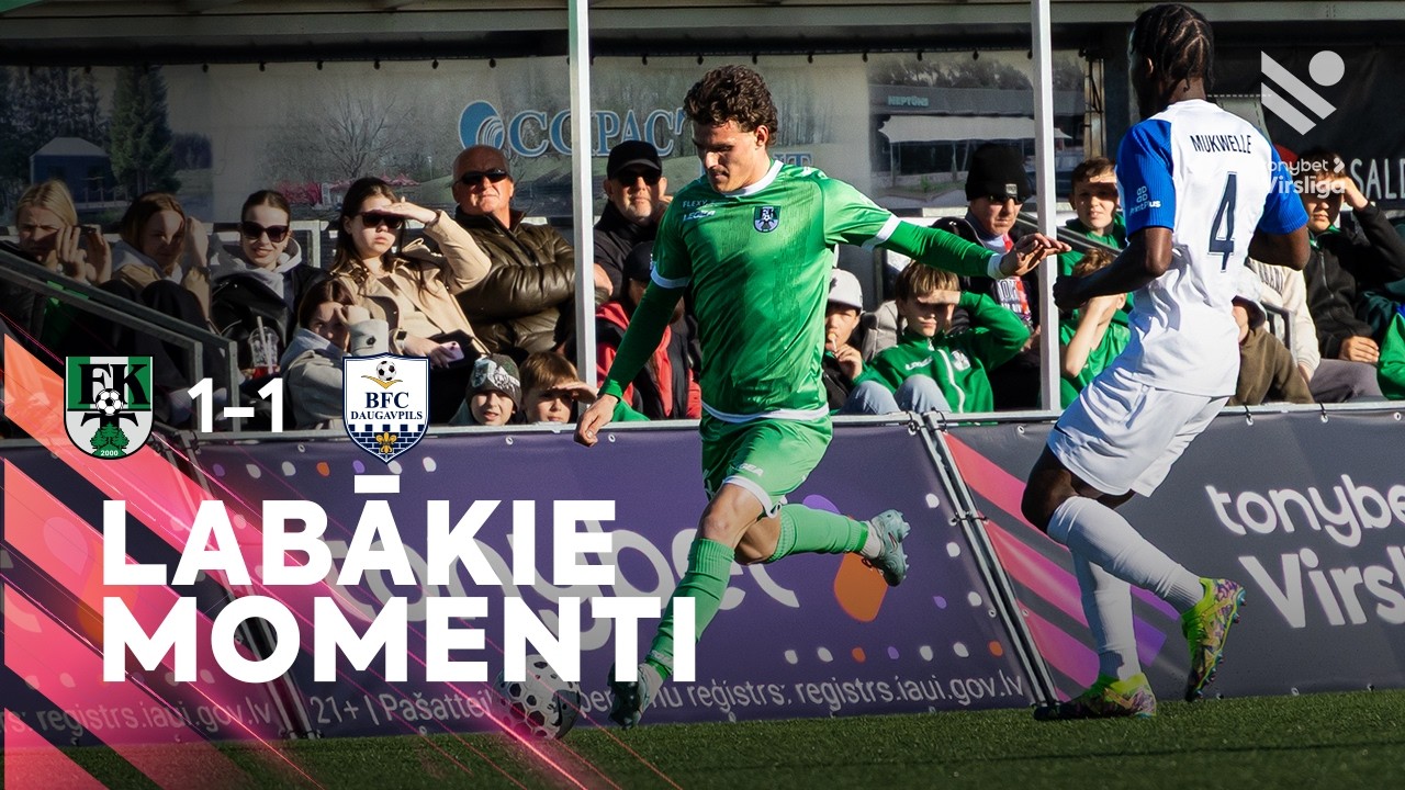 FK Tukums 2000 vs B Daugavpils Highlights
