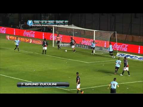 Gol de Zuculini. Colón 0 Racing 1. Fecha 1. Torneo Inicial 2013