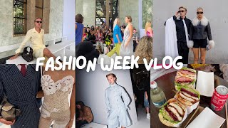australian fashion week vlog ⭐️🧥 shows, fittings, shopping & bts