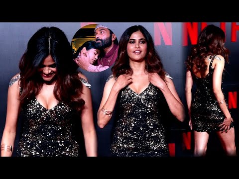 Zee Cine Awards 2023 ; Aashram Web Series Fame Actor Aaditi Pohankar in Hot BlueOutfit 💃