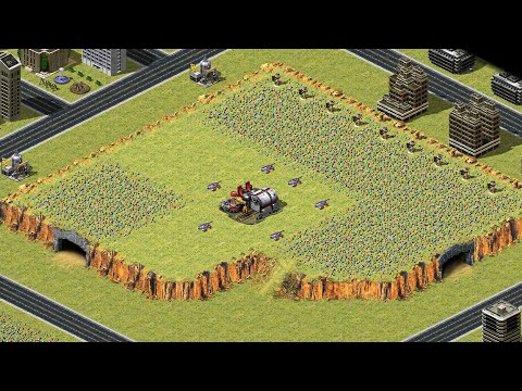 Red Alert 2 | Yuri's Revenge | 7 vs 1 - extra hard ai - random -KoasLine Kaos