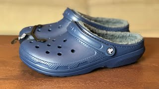 Crocs Men's and Women's Classic Lined Clog | Fuzzy Slippers Review
