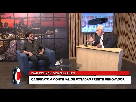 Iván Pelivan Pelinski Venchiarutti, candidato a concejal de Posadas por el Frente Renovador