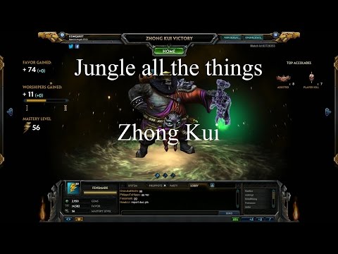Smite: Jungle all the things part 24 - Zhong Kui