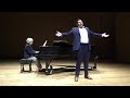 Durch die Wälder, durch die Auen - Matthew Pearce, tenor