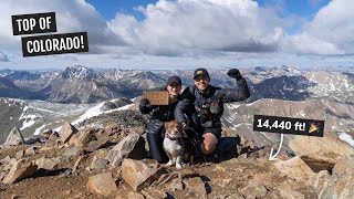 Hiking our FIRST 14er and the HIGHEST point in Colorado: Mount Elbert at 14,440 ft (North Trail)