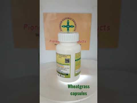 Pioneer herbal wheatgrass capsule, non prescription, grade s...