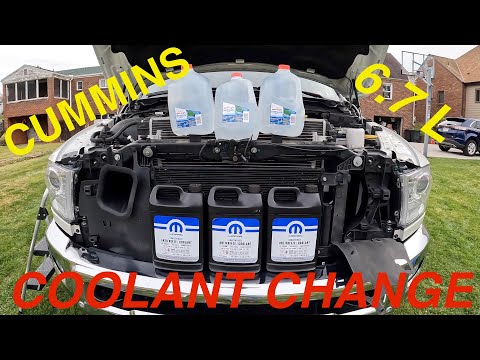 RAM CUMMINS COOLANT CHANGE 6.7L