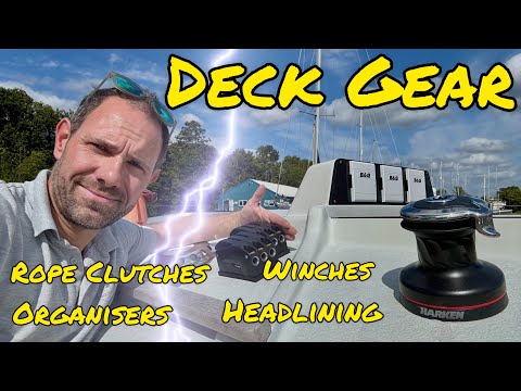Fitting Deck-gear - Part 2 - Contessa 32 with Harken, Lewmar & Spinlock (Project Lottie Ep 34)