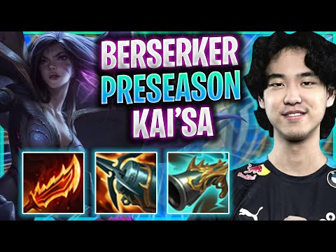 BERSERKER TRYING KAI'SA IN THE NEW PRESEASON! - C9 Berserker Plays Kai'Sa ADC vs Sivir!