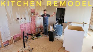 Tearing Up My Kitchen Cabinets & How To Remove A Garbage Disposal & Kitchen Sink!