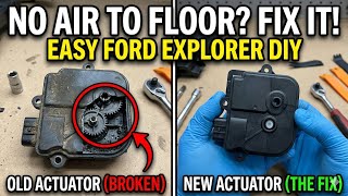 2011-2019 Ford Explorer Blend Door Actuator Replacement | No Air to Floor Fix