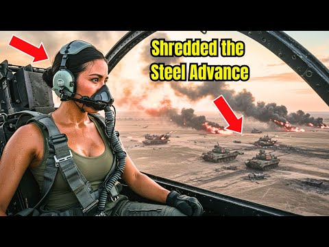 Even the Tank Columns Stalled in Chaos — Until Her A-10 Shredded the Steel Advance