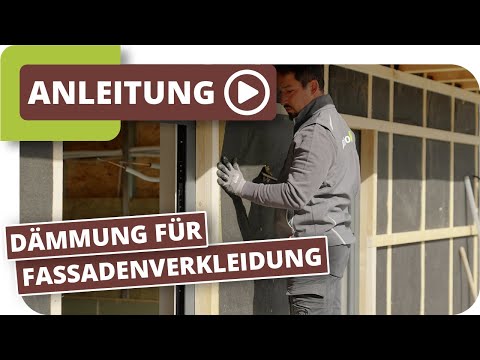 Fassadendämmung für Fassadenverkleidung