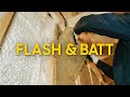 Closed Cell Foam + Rockwool- How To Flash & Batt