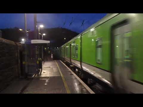 IE 29000 DMU commuter train passing killiney for drogheda