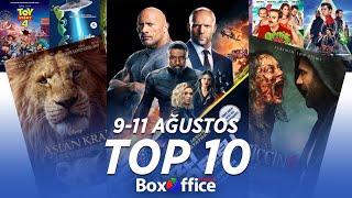 En Çok İzlenen 10 Film (9 - 11 Ağustos 2019)