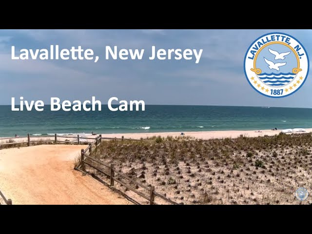 Live webcam view of Playa de Lavallette frente al mar