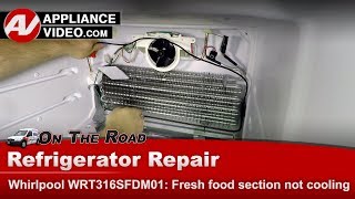 Whirlpool Refrigerator Repair: Fresh Food Section Not Cooling - Defrost Heater