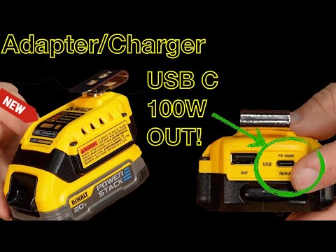 Dewalt dcb094k USB C 100W Power Supply and Charger DCB094K,  Can It Actually Output 100W?