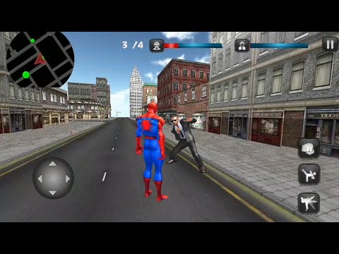 Super Spider Hero vs Captain USA Superhero Revenge Update - Spider Superhero Android GamePlay