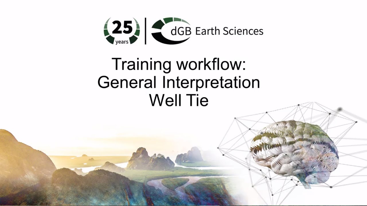 Training workflow: General Interpretation - Well Tie