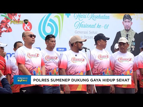 KAPOLRES SUMENEP DUKUNG GAYA HIDUP SEHAT LEWAT SUMENEP SUN RUN 2025