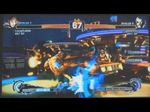 SSF4 Ryu vs Sagat match (voice-over)