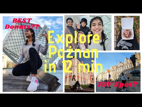[Nikita Saju] POZNAN, POLAND IN 12 MIN | SUNDAY DAY OUT | BEST DONUT IN TOWN ? ?
