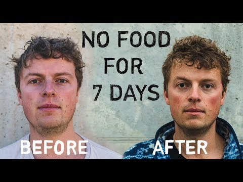 7 DAY WATER FAST - NO FOOD FOR A WEEK (Before & After)