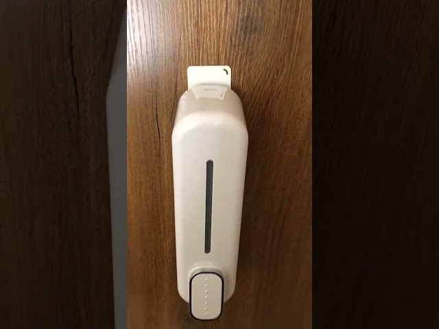 Vídeo relacionado con MEKOTRIN Dispensador Jabón Baño para Montaje en Pared, Dispensador de Jabón Líquido, Dispensador Gel y Champu Ducha para Hotel, Hogar,2x300ml(Plata)