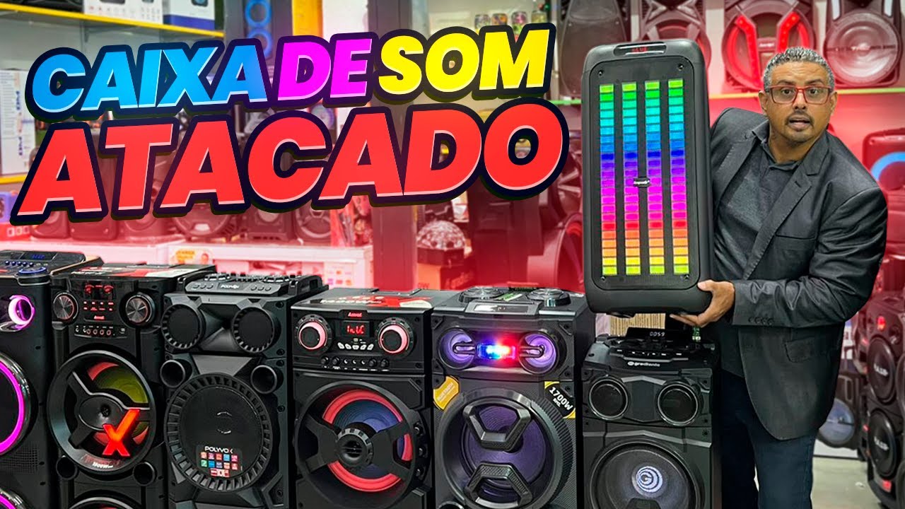 🚨Caixas de Som🚨 Atacado e Varejo Rua Santa Ifigênia Centro de São Paulo #7