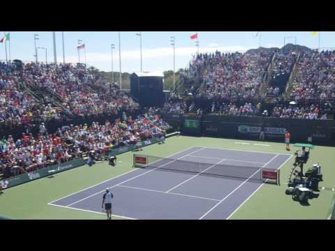 Alexander zverev v Facundo Bagnis at Indian Wells 2017