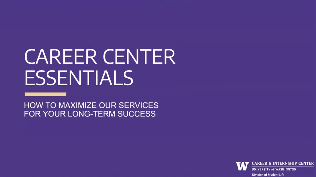Intro to the Career & Internship Center